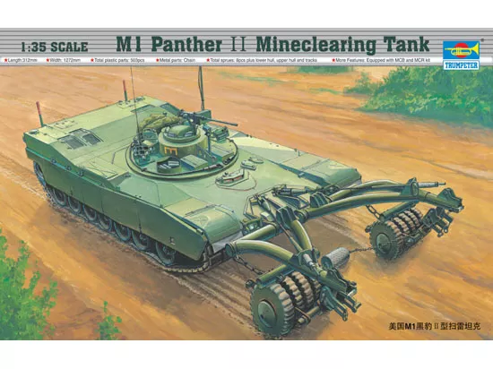 Trumpeter - M1 Panther II Minenräumer 